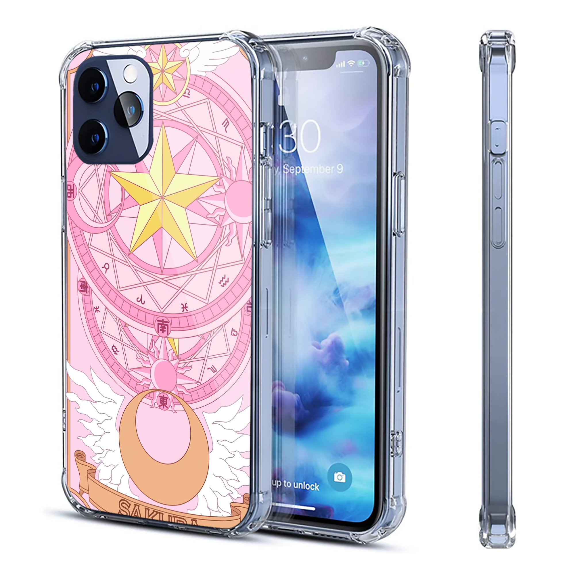 （画像用） 美少女戦士セーラームーン Sailor Moon 【iPhone 12シリーズ対応】透明スマホケース（クリアソフトケース）